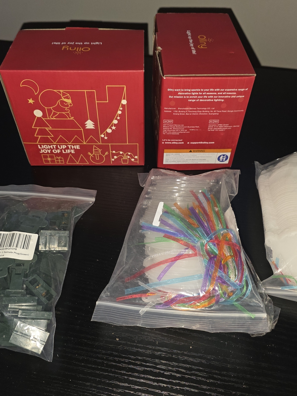 Multi-Color Decorative Ribbon Lights - Assorted Colors